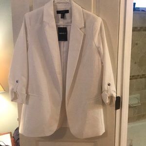 NWT Forever 21 Oversized Boyfriend Blazer in White